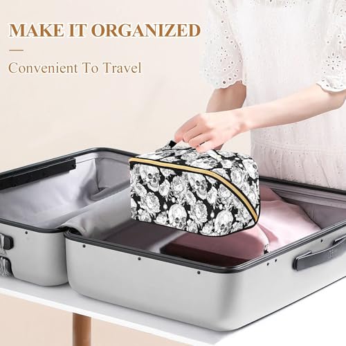Makeup Organizer Bag (Skulls 064)