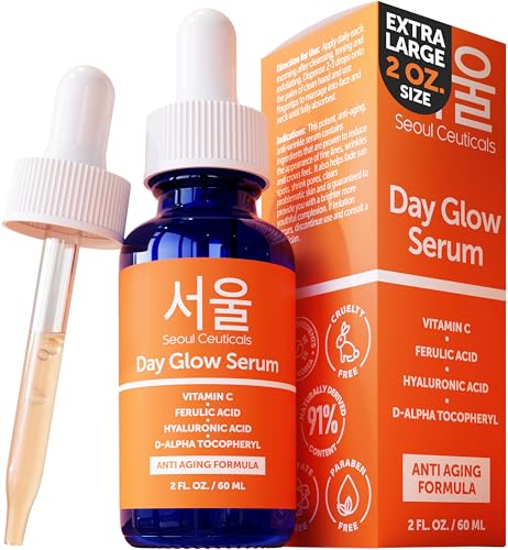 Korean 20% Vitamin C Serum for Face + CE Ferulic 2oz Vit C (2 Fl Oz (Pack of 1))