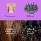 Hair Dryer INFINITIPRO (Dusty Rose / 1 Count (Pack of 1))