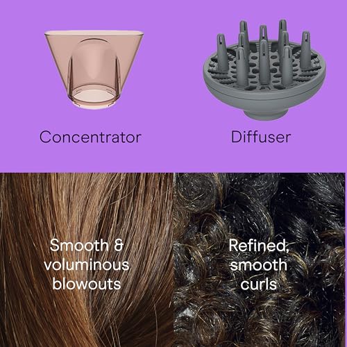 Hair Dryer INFINITIPRO (Dusty Rose / 1 Count (Pack of 1))