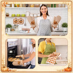 10 Pcs Fall Thanksgiving Pumpkin Kitchen Decor Set (Yellow / Autumn Pumpkin)