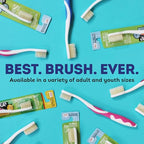 Soft Flossing Manual Toothbrush (Pink/Blue)