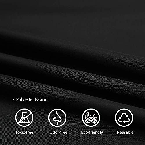 Rain Poncho Jacket Coat Hooded Zipper Style for Women (One Size / A-black)