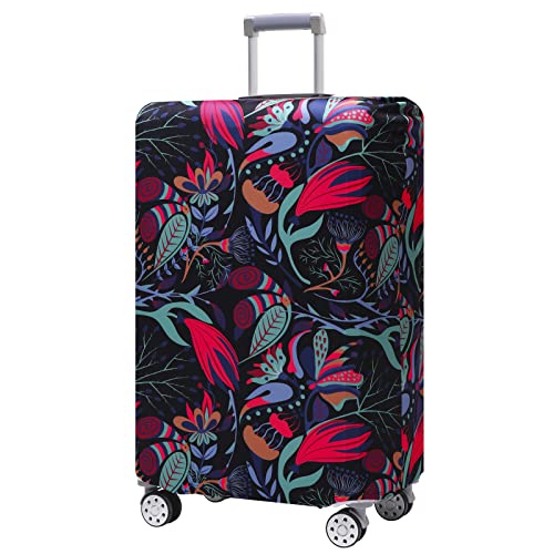 Travelkin Luggage Covers For Suitcase Tsa Approved Suitcase Cover Protector (Flourish / S)