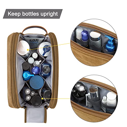 Toiletry Bag for Men (Khaki / Large)