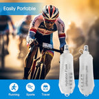 250ml Soft Flask TPU Foldable Running Hydration Flask (Clear Pack of 2-250ml)