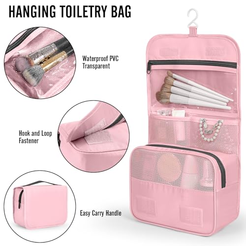 10 Set Packing Cubes for Travel Essentials (03 Pink)