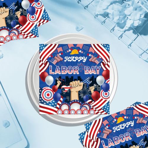 50 Pcs Labor Day Napkins (Labor Day)