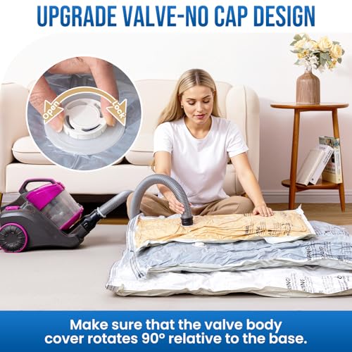 8 Pack Vacuum Storage Bags (8 Jumbo)