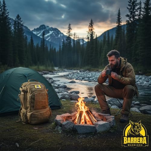 BARRERA Tactical Backpack 50L (Coyote Brown / 50 L)