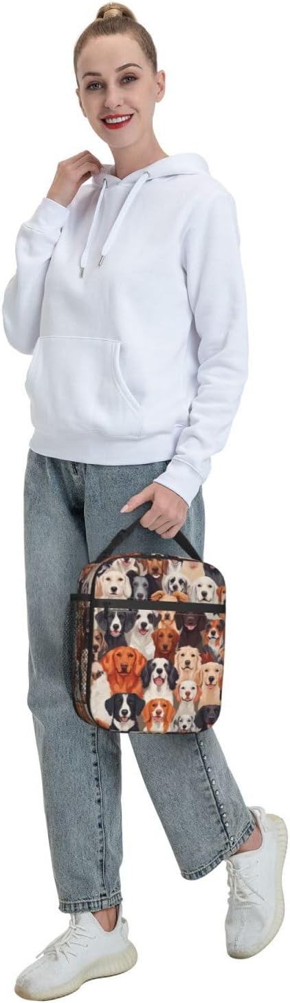 Dog Insulated Lunch Box for Women Men Dog Lunch Bag for Travel, or Fishing - Image 8
