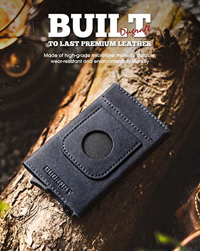 Pop Up Wallet Compatible with AirTag (Navy)