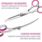 Dog Grooming Kit (Pink / 4 Piece)