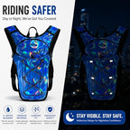 Rave Hydration Backpack with 2L Water Bladder (Dark Blue / 2L Bladder)