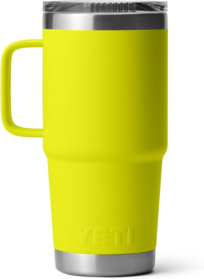 YETI Rambler 20 oz Travel Mug, Stainless Steel, Vacuum Insulated - Image 6