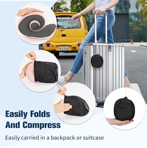 Neck Pillow for Traveling (Light Pink)