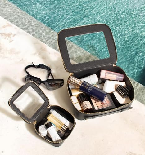 Clear Makeup Bags (0-Large-Black)