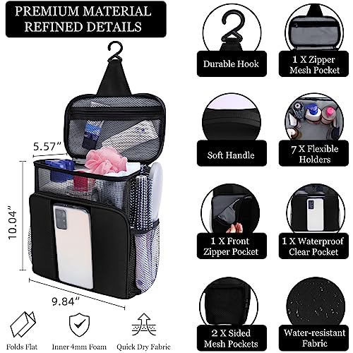 Dorm Room Essentials for College Students Girls Boys Guys (Black)