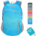 35L Foldable Waterproof Backpack For Outdoor Sports With Inside Wet Clothes Compartment Packable For Multiple Uses Ultra Lightweight Ideal For Hiking Men And Women Travel (1sky Blue)