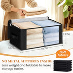 35L Closet Organizers (6 Pack-35l / Black)