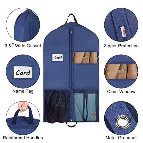 Suit Bags for Men Travel & Storage Suit Cover With Handles 43 in