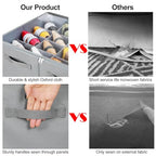 Shoe Organizer for Closet 2 Pack (Gray-2Pack / Large(20.87''L x 16.54''W x 13.5''H))