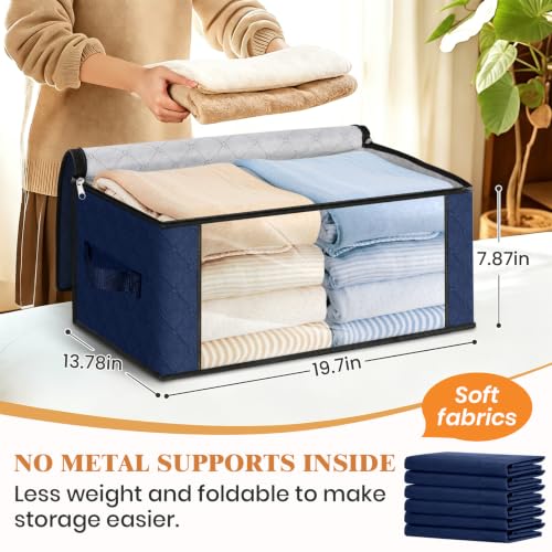 35L Closet Organizers (3 Pack-35l / Blue)