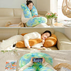Travel Pillow Car Pillow Kid Car Sleeping Large Colorful Green (E-colorful Green)