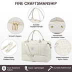 Travel Duffle Bag (Beige / Large-2 Pcs)
