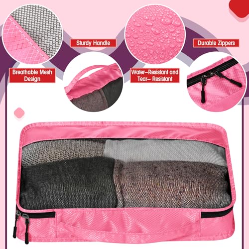 Packing Cubes for Suitcase Large Organizer Bags (Purple / Medium)