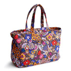 Women's Premium Cotton Knollton Travel Tote (One Size / Colorful Bouquet)