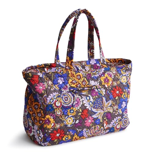 Women's Premium Cotton Knollton Travel Tote (One Size / Colorful Bouquet)