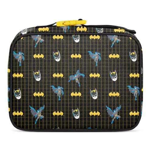 DC Comics Batman Kids Lunch Box & Insulated Lunch Bag (Regular / DC: Batman Icons)