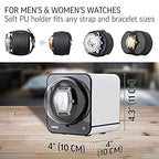 Watch Winder for Automatic Watches with Vertical Rotor Stop (White)