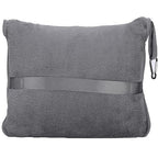 Premium Soft Travel Blanket Pillow 2 (Travel / Gray-1pk-t007)