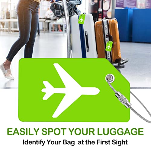 Luggage Tags for Suitcases (Green)