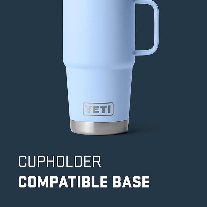 YETI Rambler 20 oz Travel Mug, Stainless Steel, Vacuum Insulated - Image 3