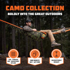 Camping Hammock (Camo Brown / Double)