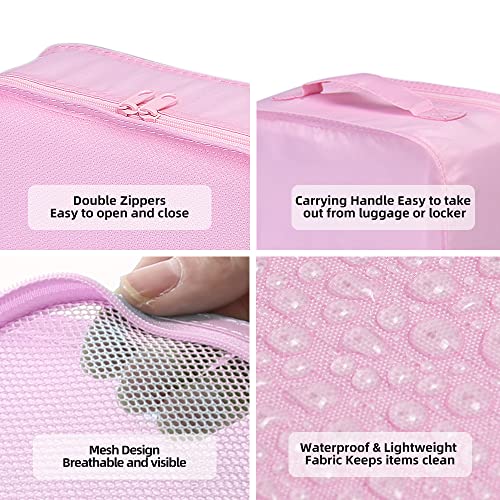 Travel Packing Cubes (Pink)