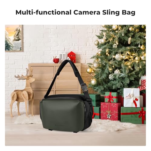 Large Camera Sling Bag (13 Deep Green Large)