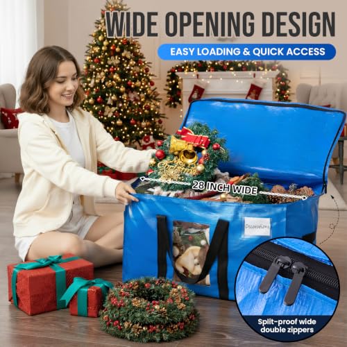 2 Pack Blue Extra Large Moving Bags (Blue / 2 Large)