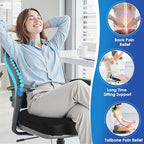 Seat Cushion for Office Chair (Black / XX-Large)
