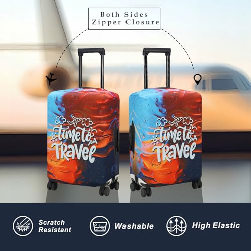 Luggage Cover Fits 18 (S / Time to Travel)