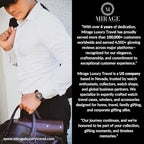 Watch Travel Case for Men Watch Roll for Travel Organizer and Display Watch Case (6-Slots / Black/White)