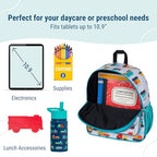 12 Inch Toddler Backpack for Kids (12 x 10 x 4.5 inches / Modern Construction)