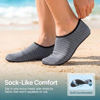 Water Shoes for Women Men Quick (5-6 Women/4-5 Men / Grey-w001)