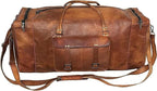 Leather Duffle Bag for Men Luggage Handmade Travel Bag Carry On Luggage - Image 2