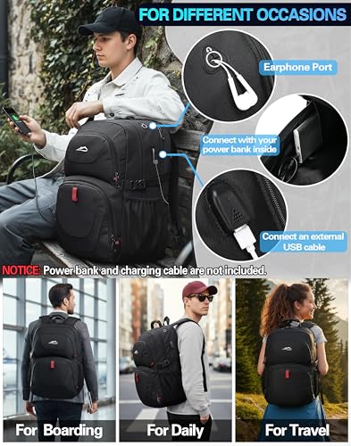 Travel Backpack (18.4 Inch / Black)