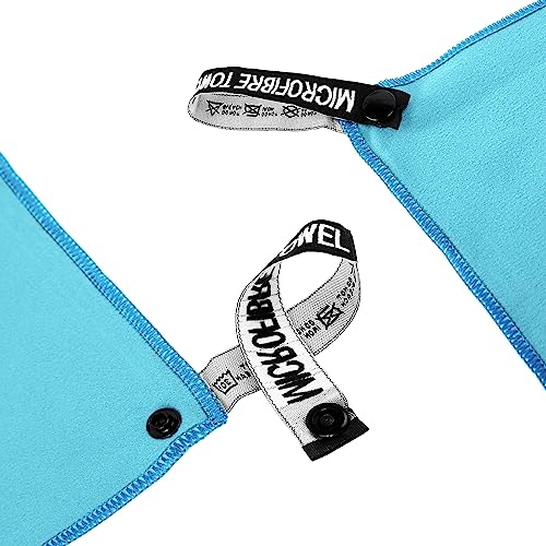 Microfiber Travel Towel (Marineblue / S:16"×32")