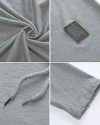 Mens Fashion Hoodies Sport Pullover Solid Color Shirt Workout Lightweight Tops Light Grey (Medium / Light Grey1)